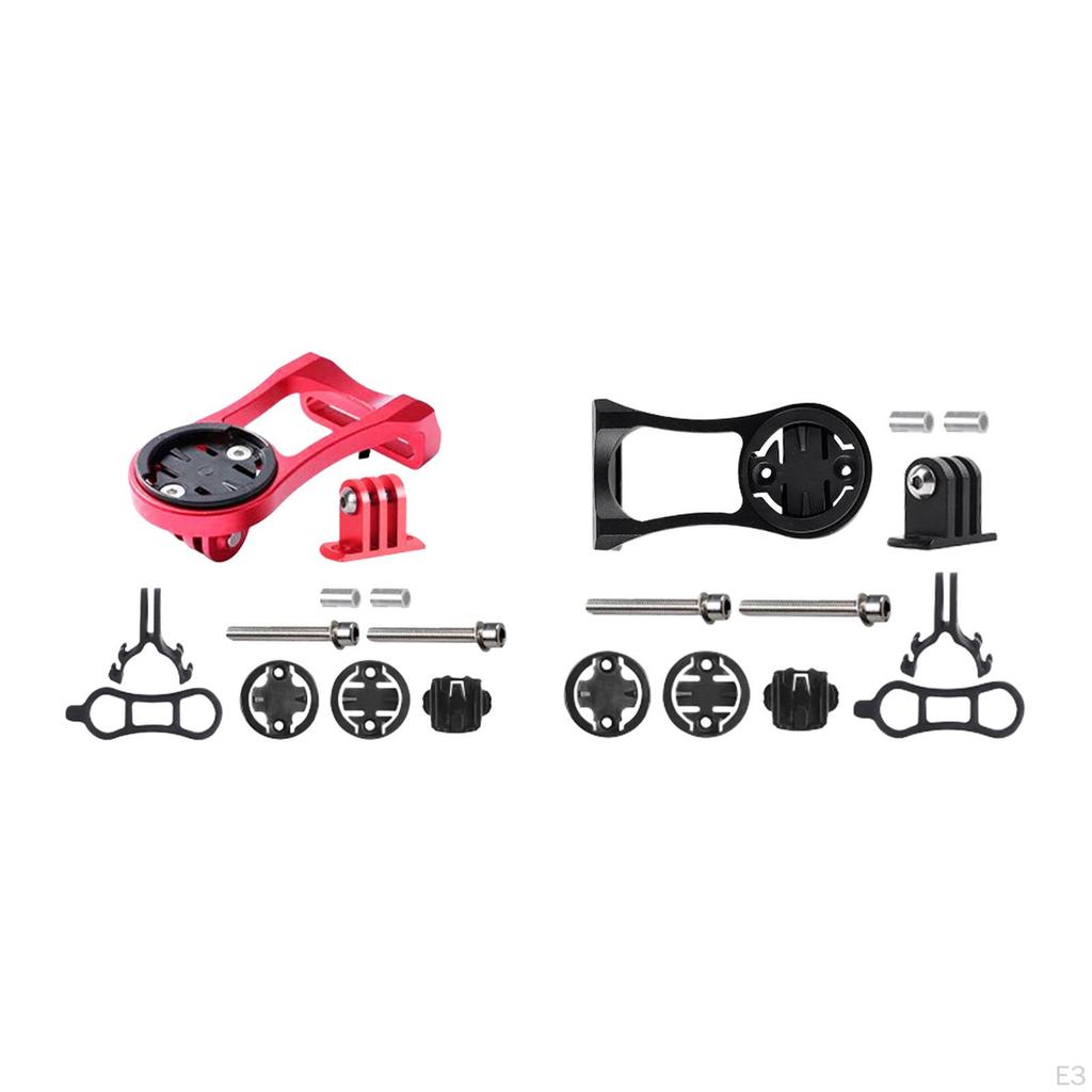 Bike Computer Combo Mount Bicycle Handlebar Extended Action Camera Bracket Clamp Cycling