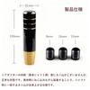 DFsucces Shift Knob, 5.1 inches (130 mm), Aluminum Alloy, Titanium Color, Mirror Finish, M8