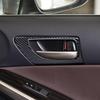 Car Accessories Inner Front Door Handle Panel Frame Decoration Cover Trim Carbon Fiber Sticker For Lexus IS250 300 350