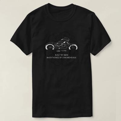 T-shirt Moto R1200C Montauk Entretien par Chromeheads 100% Coton Col Rond Manches Courtes Été Décontracté T-shirt Homme