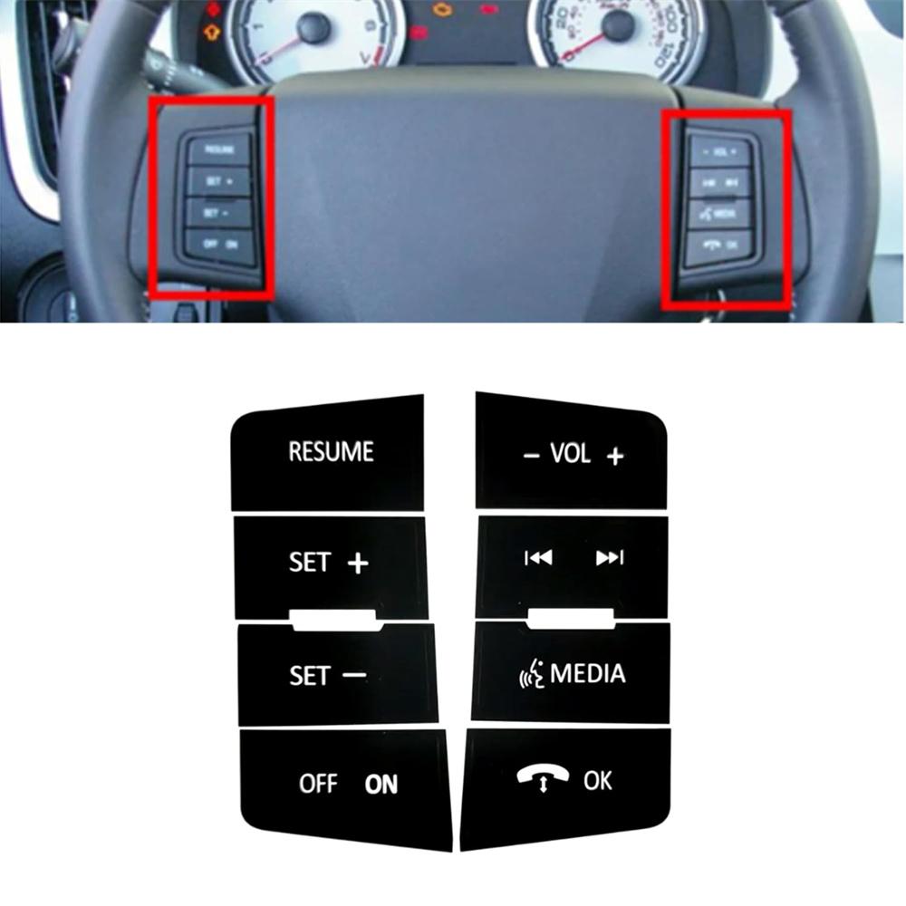 

1 Set Of Steering Wheel Button Repair Stickers For Ford Focus 200820092010