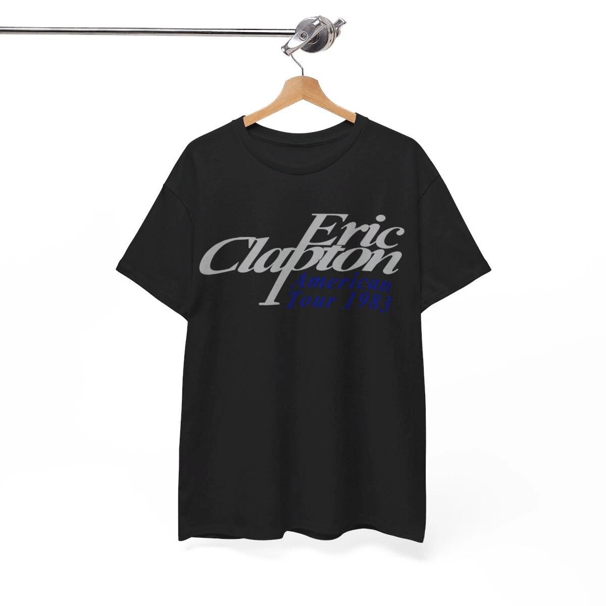 Eric Clapton 80 s Tour Design Tee Band T shirt Size XL L