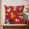 Oosamu Cartoon gGoods Cushion Cover For Pillow Printing Sofa Decoration Home Car Room Coffee Shop Office Nordic Simplicity
