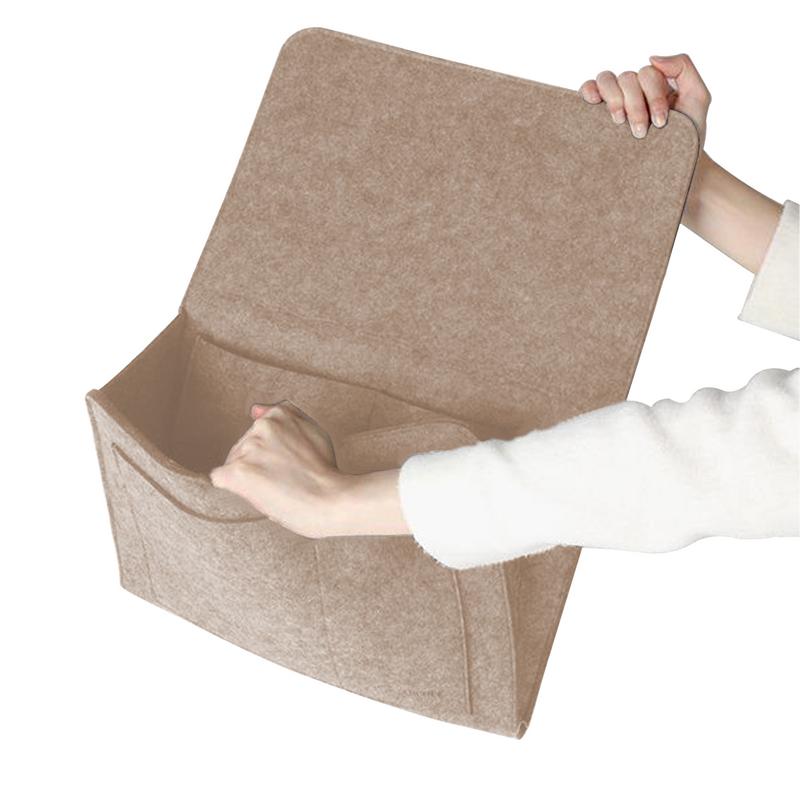 Bedside Storage Organizer Storage Bag With Pockets Hanging Organizer Bed Sofa Side Hanger Holder Bag For Dorm TV Remote Control