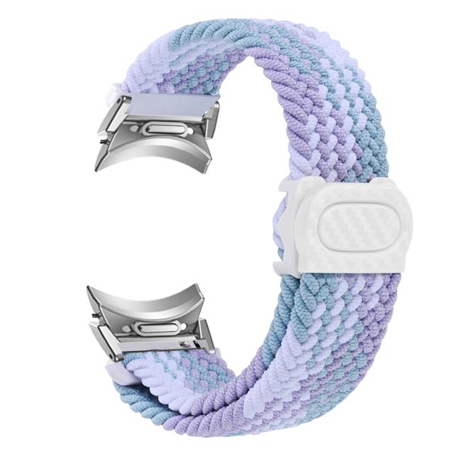 No Gaps Braided Band For Samsung Galaxy Watch 6 4 Classic/5 Pro/44mm 40mm 47mm 43mm Correa Nylon Bracelet Galaxy Watch 6 Strap
