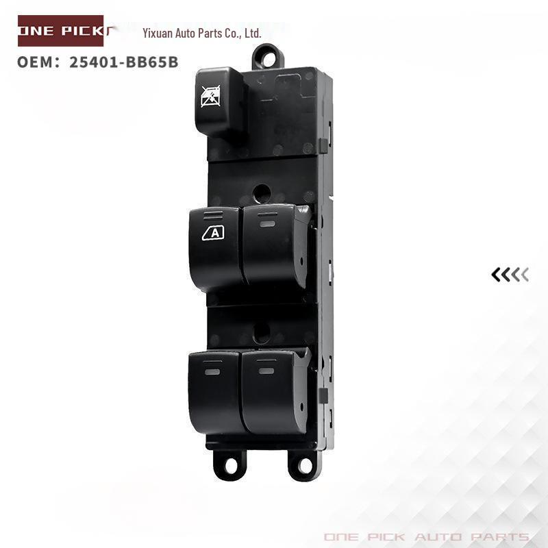 25401-BB65B Electric Left Front Window Switch for Nissan Qashqai and Pathfinder.