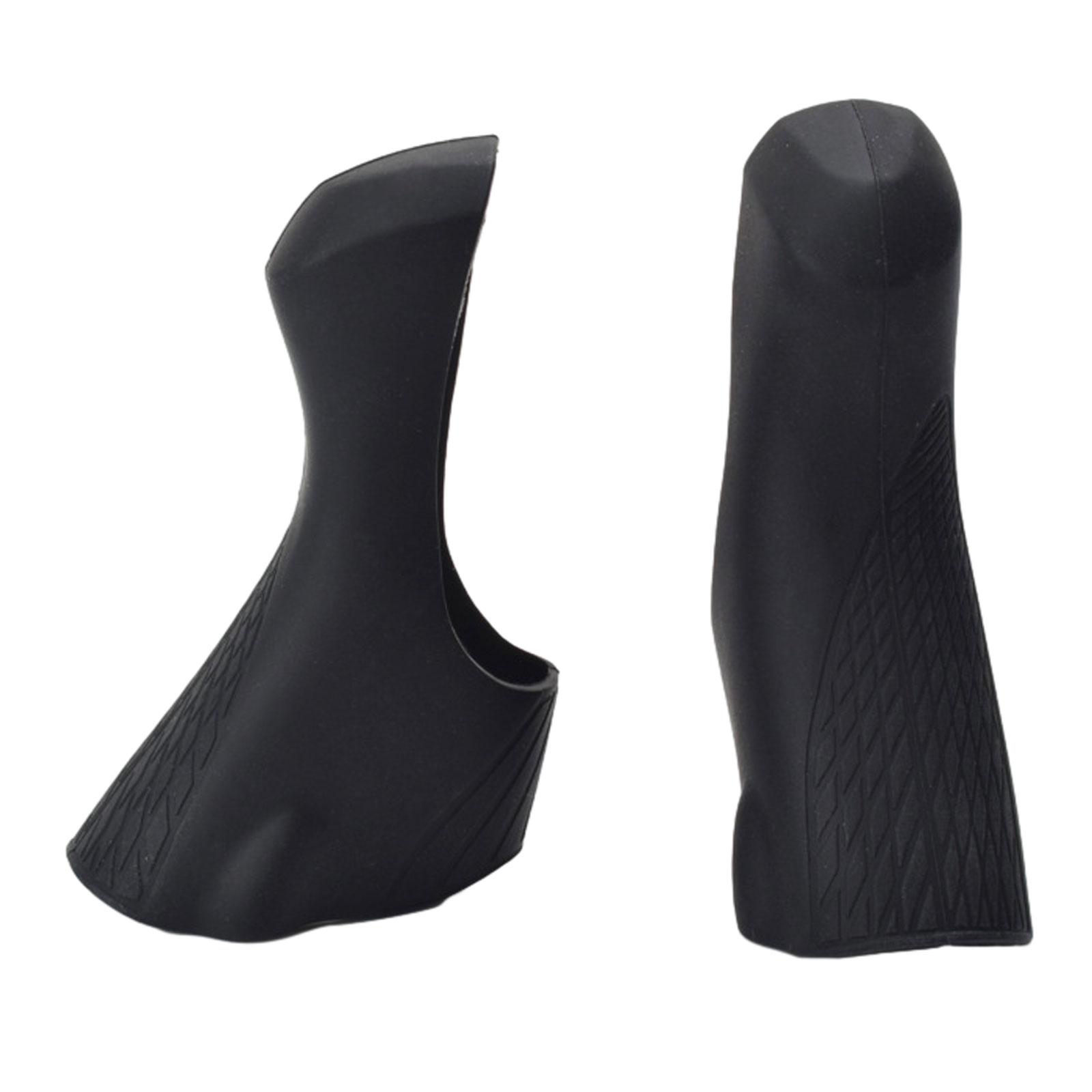 Bike Shifter Lever Cover Bicycle Brake Grips Brake Lever Cover Sleeves Bike Brake Levers Hoods AntiSlip Bike Accessories Black