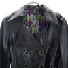 ANOTHER IMPORTANT CULTURE sheepskin trench coat Leather coat M black Women Used