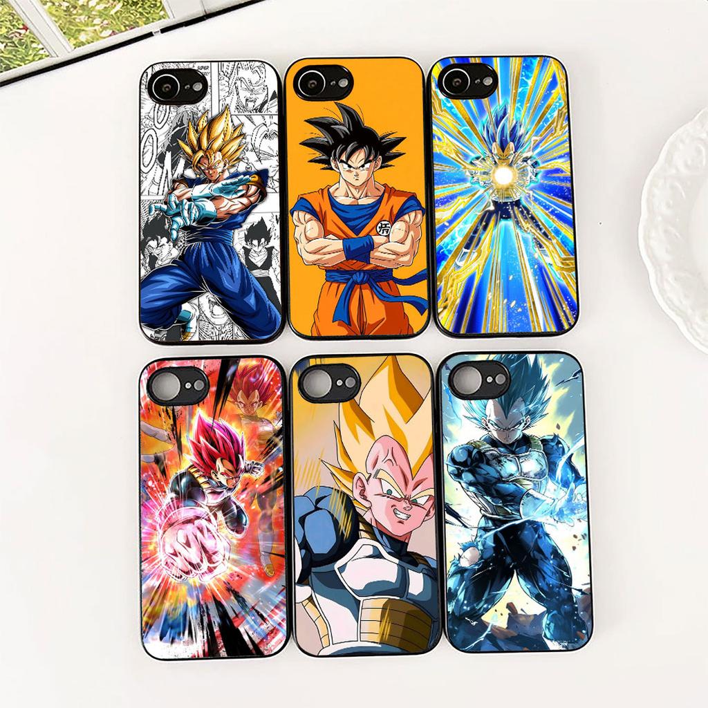 Cover for Motorola Moto G86 G57 E14 E15 G14 G34 G67 G84 G24 A54 G15 Power E22 Casing Phone Case Cartoon Dragon Gokus Ball Vegeta