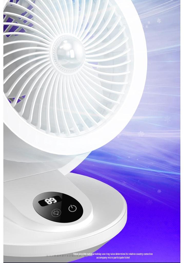 High-Power Desktop Air Circulation Fan - Quiet, Small, and Ideal for Student Dorms or Offices