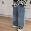 Baby Girls Boys Jeans Casual Comfortable Pants for Little Kids with Stylish Side Pockets Spring Autumn 0-6years