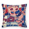 Home Decor Pillowcase Hippie Style Cushion Cover Pop Hip Hop Collection  Decorative