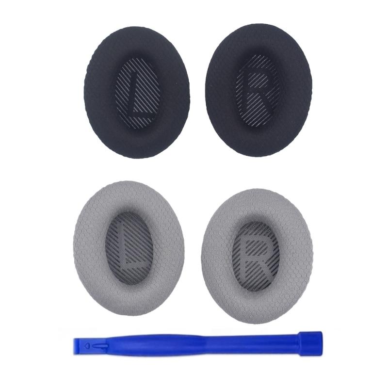 Thick Memory Foam Ear Pad Compatible for QC35 QC35II Headsets Earmuff for Superior Noise Isolation Enhances Sound