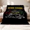 Penrith Panthers Customizable Name Outdoor Blanket Soft Cozy and Warm Multi-purpose Office Blanket Outdoor Camping and Travel Blanket All