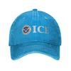ICE Immigration Casual Baseball Cap  Hiking Fishing Trucker Hat Spring Breathable Couple Women Street Style Baseball Caps