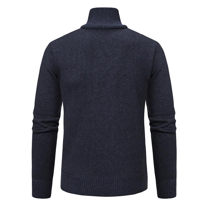 Maglione da uomo 2024 Business a collo alto in maglia grossa