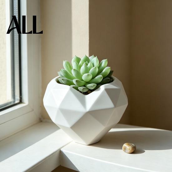 Vaso Decorativo da Giardino Forma Geometrica Cuore Fioriera, Fiore Decorativo per Fioriera Piccola da Interno Esterno, Fioriera Creativa Amore Casa Balcone