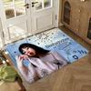 Singer Beabadoobee Music Floor Mat Soft Thickened Absorbent Non-Slip Bedroom Living Room Door Mat Home Decor Flannel Rugs