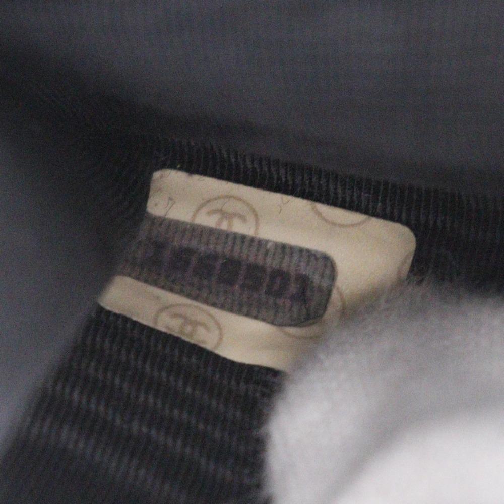 CHANEL Bicolole Coin Purse COCO Mark black Calfskin Women Used