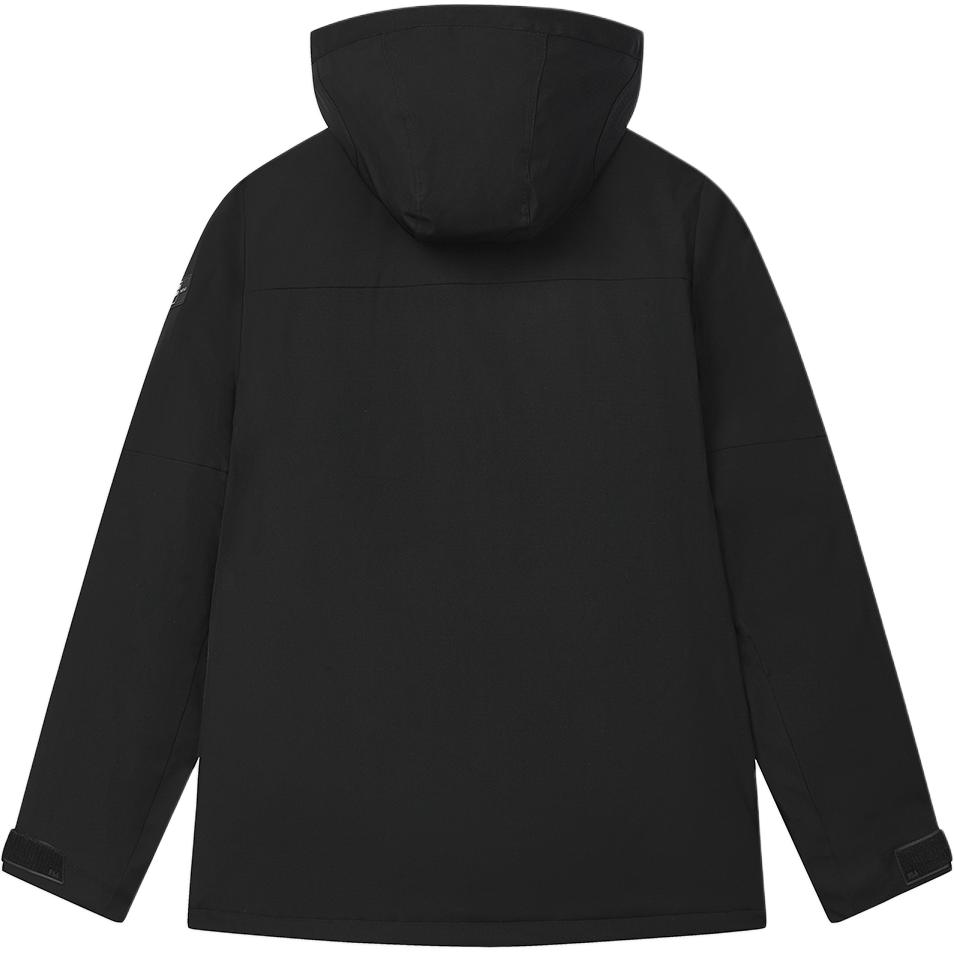 Fila Heritage Series Fashion Casual Water-Resistant Comfortable Warm Cotton Jacket Men Jackets Black F11M518903F-BK