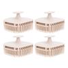 4PCS Hair Scalp Massager Promotes Circulation Dandruff Removal Deep Cleansing Ergonomic Design Shamp
