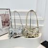 2026 Neue Damen Pailletten-Schultertasche Glitzernde Abend-Clutch Tasche Fashi Funkelnde Unterarmtasche für Party Hochzeit Cocktail