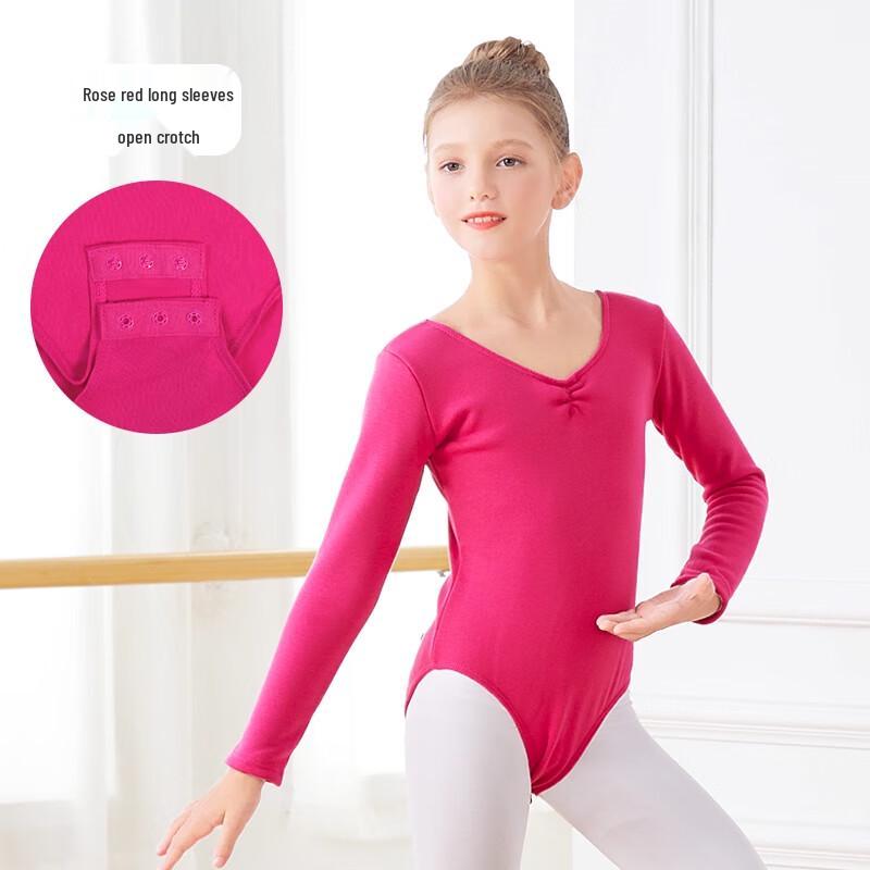 Girls' Long-Sleeve Ballet & Dance Leotard