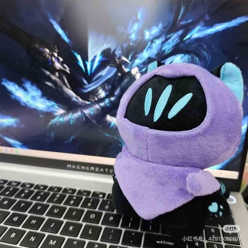 Cute Shadow Agent Plush Toy Soft Anime Stuffed Doll Birthday Gift Home Decor Collectible