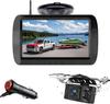 SEMHALF Backup Camera Monitor Set, Wireless Backup Camera AHD 1080P, 4.3 Inch IPS Monitor,