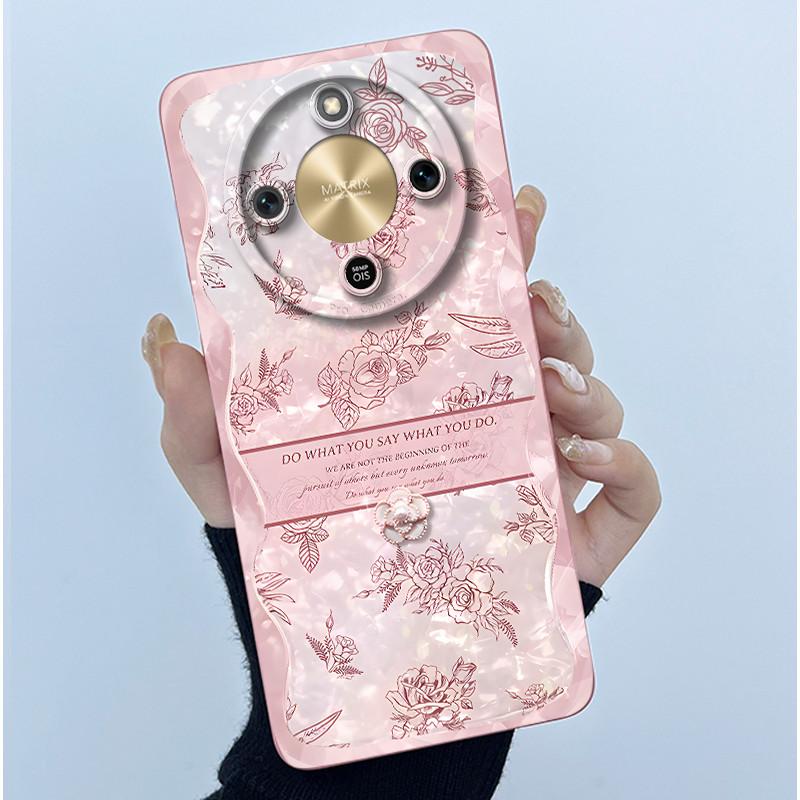 For Honor X9d 5G Case MTN-NX1 Fashion Simplicity Oil Painting Floral Silicone Soft Phone Casing New Design Shockproof Back Cover