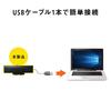 Sanwa Supply USB Soundbar Speaker MM-SPU17BKN