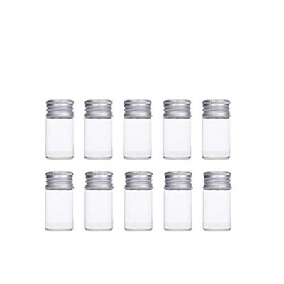 Hoshiumi Glass Miniature Glass Small Bottles for with Spiral Aluminum 22 X 40 7 Set of 10 Bottles, Bottles, Trinkets, Lids, Airtight, Mm, Ml,