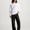 Calvin Klein Jeans Minimalist Letter Logo Printed Casual Long Sleeve Sweatshirt Men Sweatshirt Bright-White J30J324625-YAF
