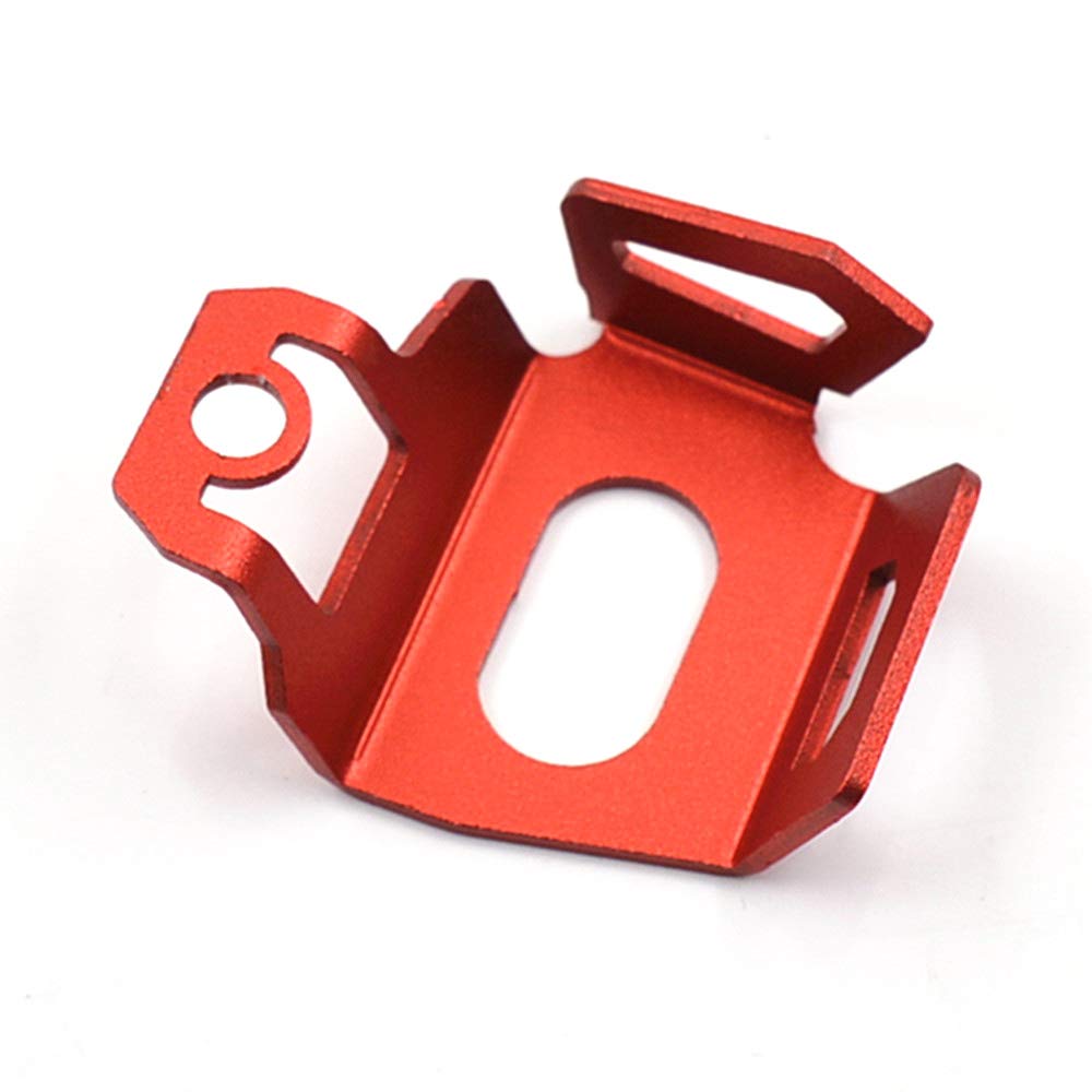 LEDISHUN Motorcycle Rear Brake Cup Cover, Cnc Aluminum Rear Brake Protector Tank Protective