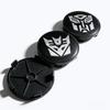 4pcs Transformers Logo Emblem Car Wheel Center Caps OD 68MM 63MM Wheel Hub Cap Optimus Prime Decepticons Badge Rim Hubcaps Cover