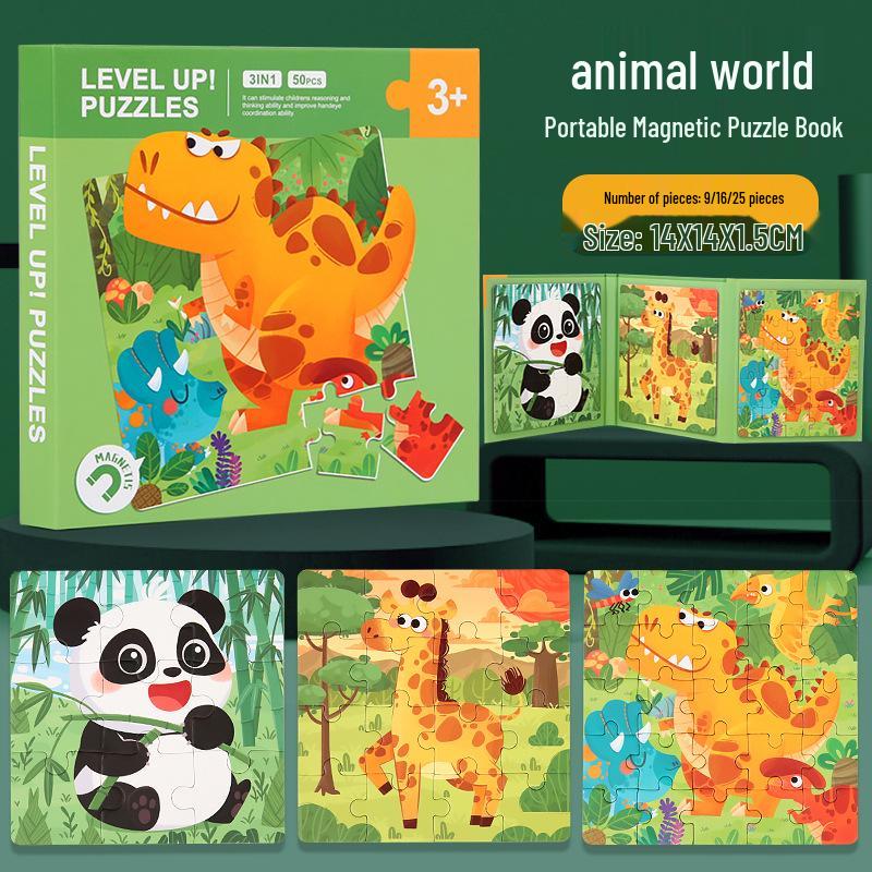 Wooden Jigsaw Puzzle Toy - 9 To 100 Pieces, Children's Early Education & Matching Game
