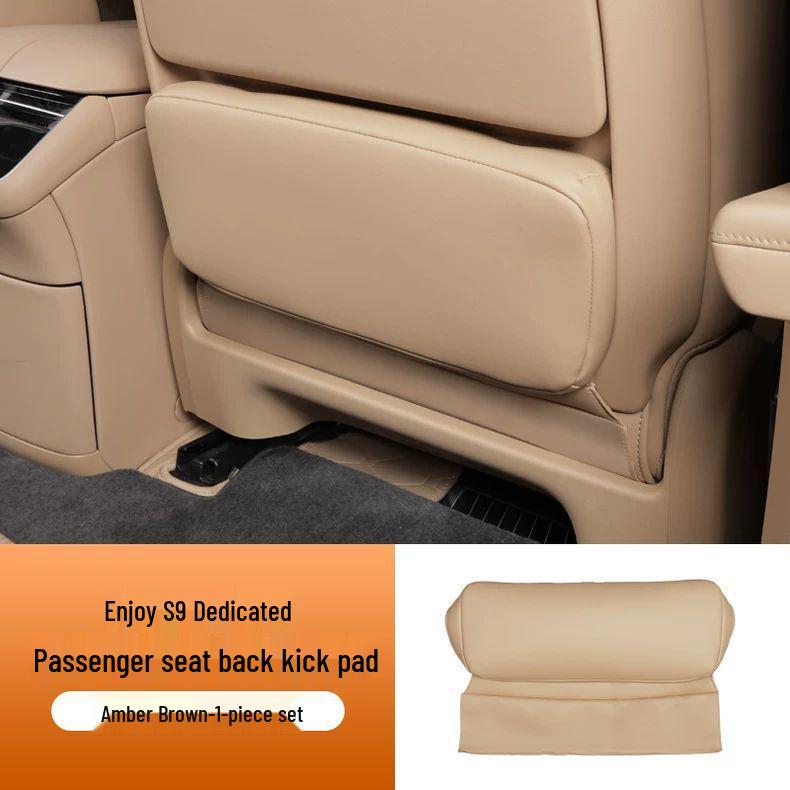 S9 Passenger Side Anti-Kick & Anti-Dirt Mat, Nappa Leather Zero-Gravity Rear Seat Protector