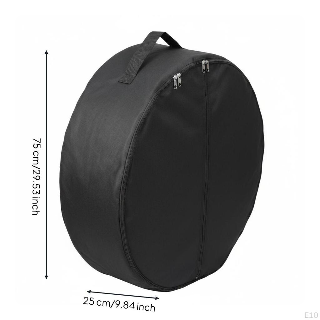 4 Pieces Car Tire Storage Bag Dustproof Spare Cover Waterproof Wheel for Garage,