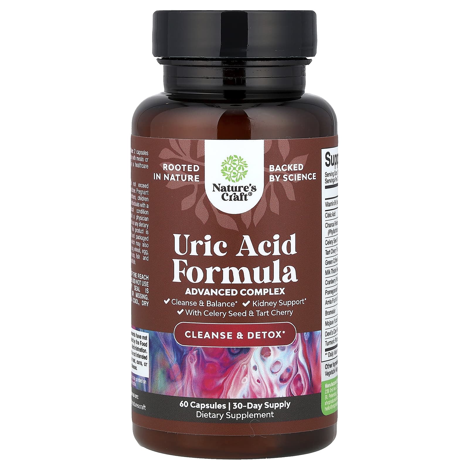 

Nature S Craft, Uric Acid Formula, 60 Capsules