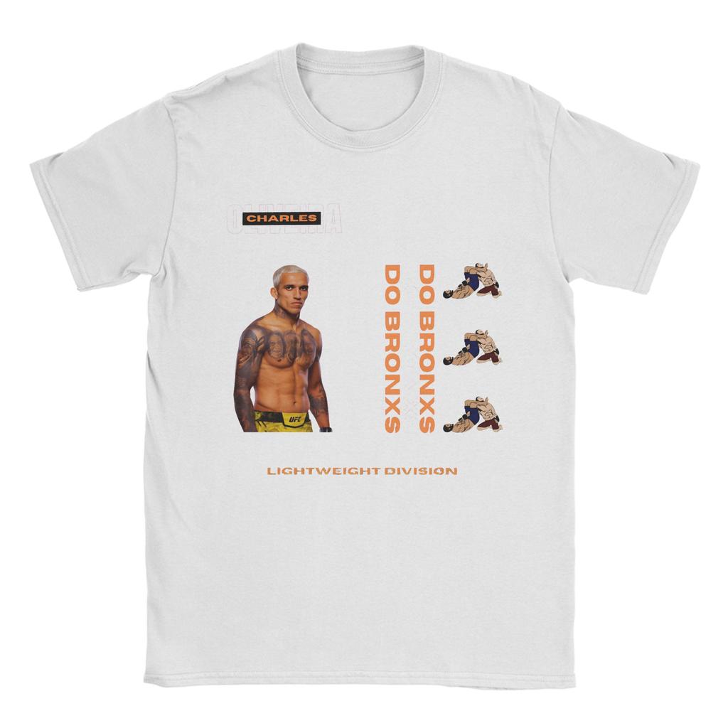 Unisex Oliveira Charles Do Bronx T Shirt  Pure Cotton Clothing Novelty Short Sleeve Crewneck Tees New Arrival TShirt