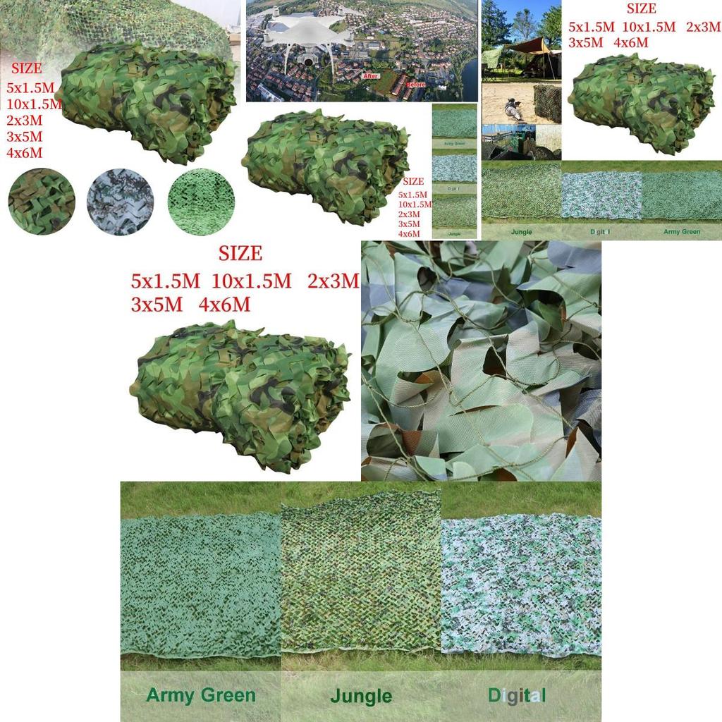 Rede de Camuflagem Pesada Rede de Camuflagem Para Caça Tiro e Uso Militar