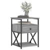 Nightstands 2 Pcs Grey Sonoma 40 X 42 X 55 Cm Particleboard