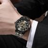 Men's Waterproof Luminous Running Alarm Clock Watch