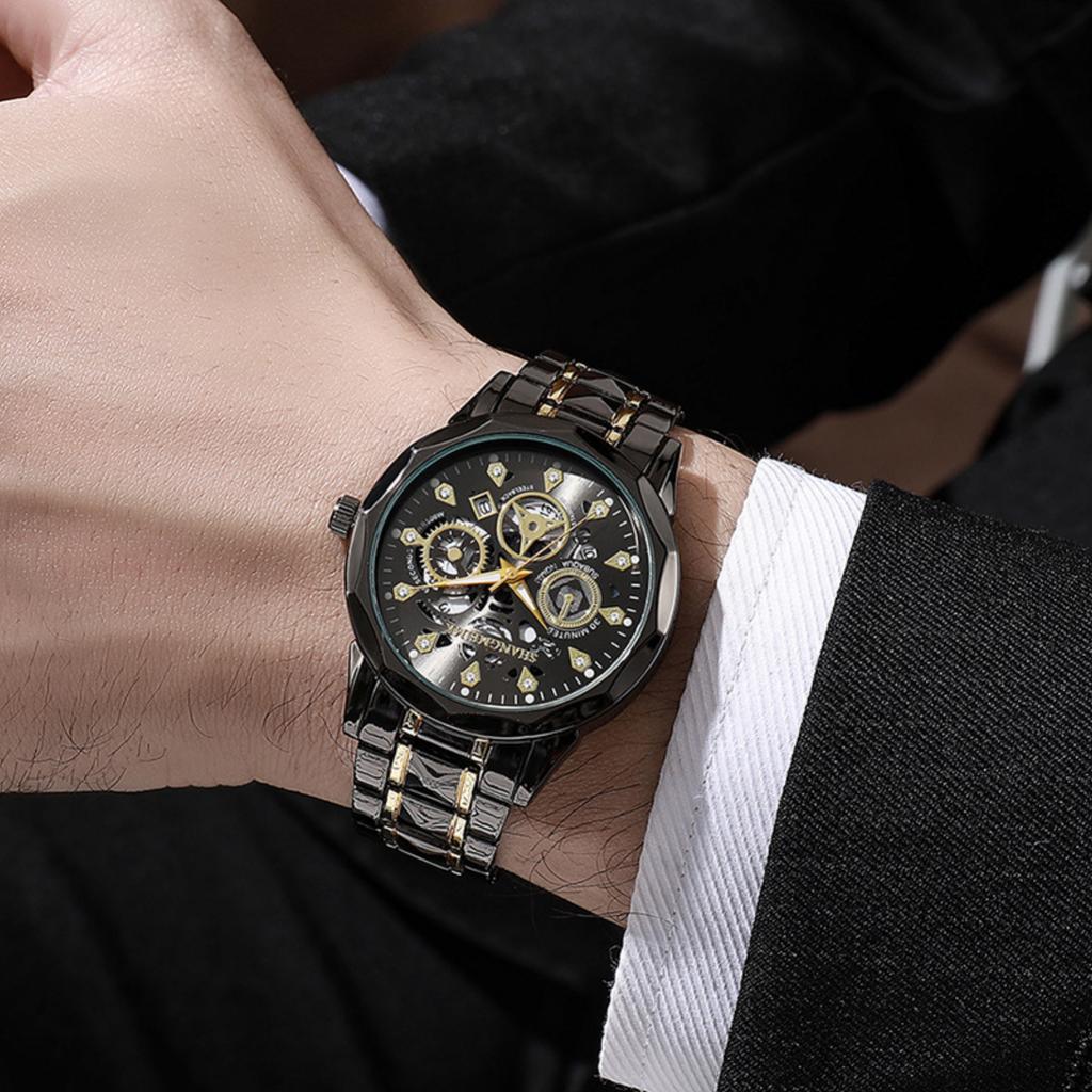 Men's Waterproof Luminous Running Alarm Clock Watch