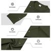 Men's Long Sleeve Loose Fit Ribbed Breathable Henley Shirt Button Placket Casual Pullover Top