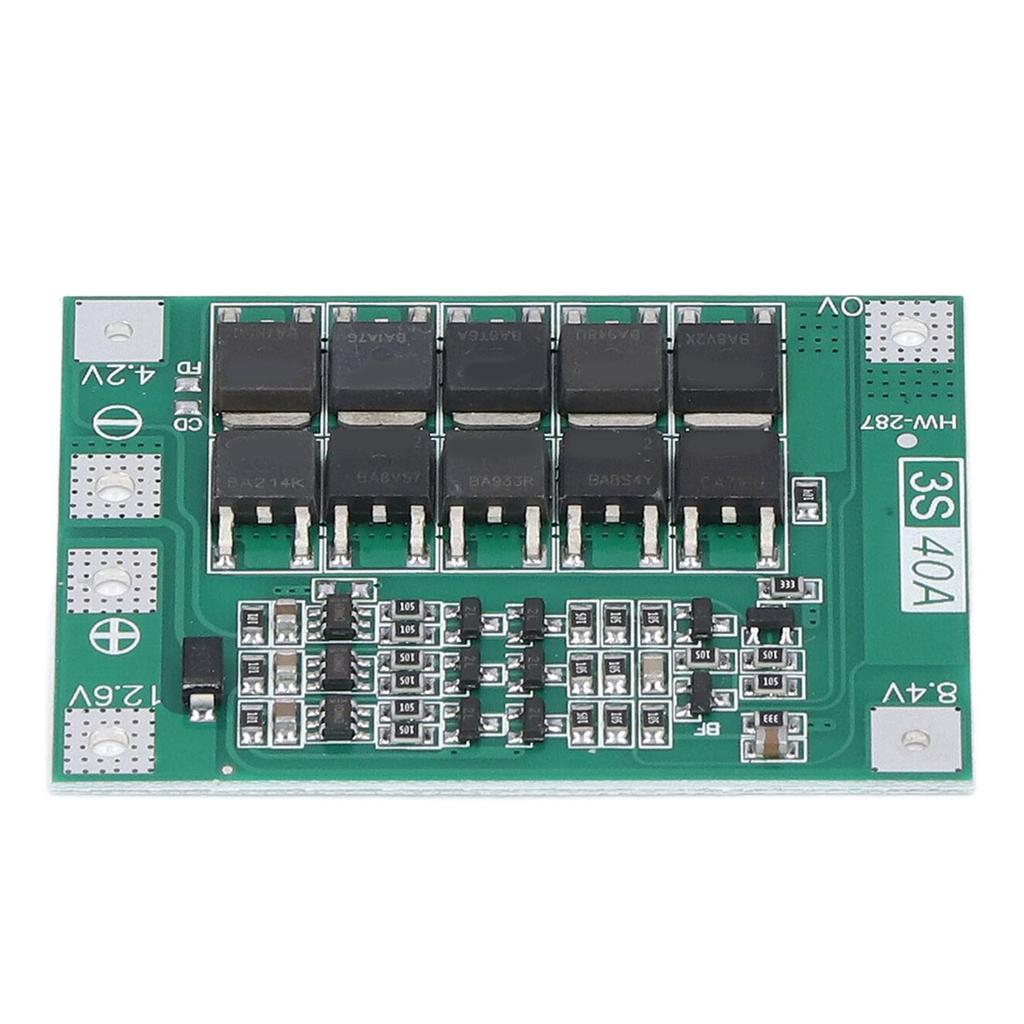 Placă Protecție Baterie 3S 40A Celulă Litiu 18650 Modul Încărcare Echilibrată 12.6V?13,6 V