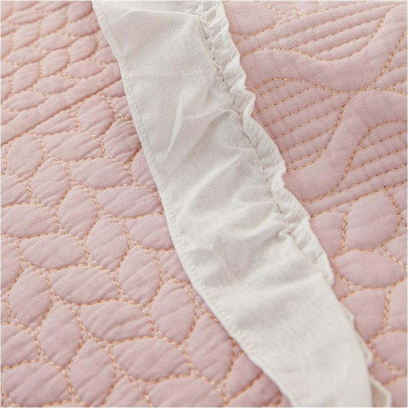 Nordic Cotton Sofa Towel with Edge Pets Kids Anti-slip Thicken Sofa Mat Cover Removable Couch Slipcover Blanket for Living Room