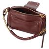 Chloe Paddington Brand Logo Gold Metal Accents Leather Handbag Women handbags Burgundy CH25W-S803P75-27M