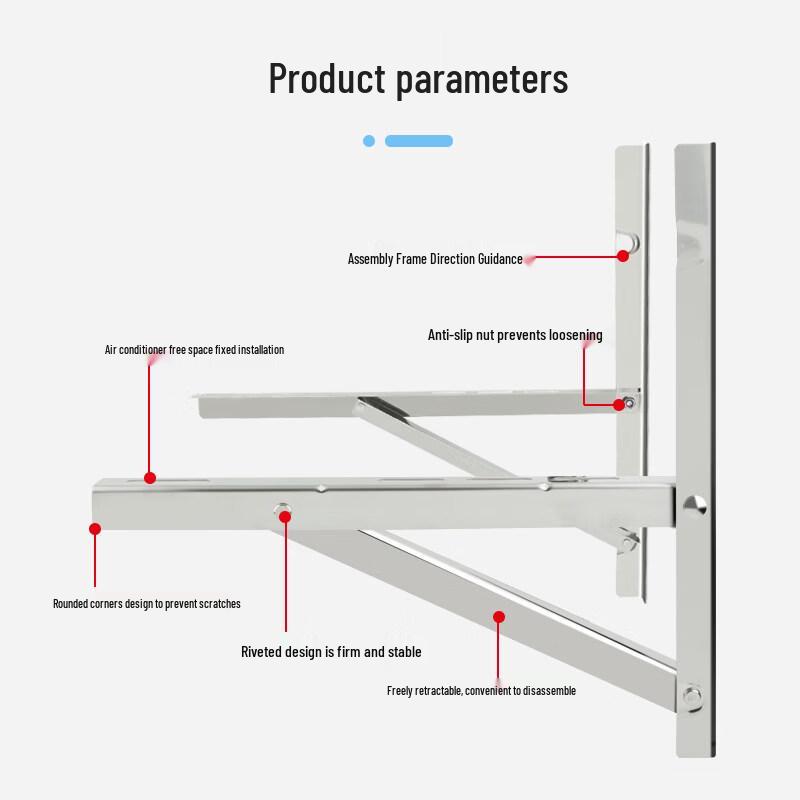 304 Stainless Steel Air Conditioner Outdoor Unit Bracket