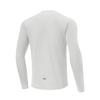 Li Ning Running Series Sports Casual Simple Solid Color Round Neck Pullover Long Sleeve T-Shirt Men Tops Light-Gray ATLV029-4